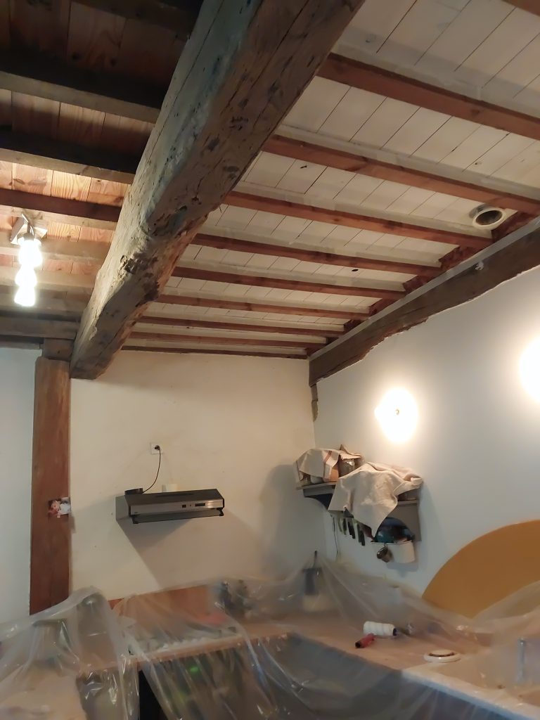 Peinture sur plafond